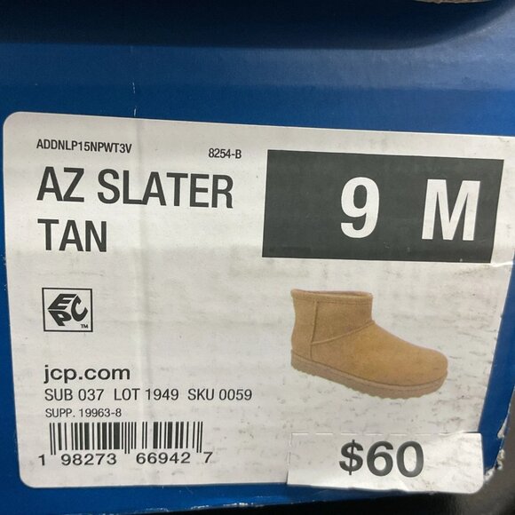 NWB Arizona Jean Co Womens Slater Flat Heel Winter Boots Brown Size 9 MSRP $60 - Picture 6 of 6